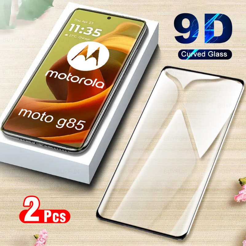 Curved Edge Screen - 2Pcs 9D Curved Glass For Motorola