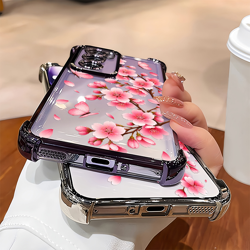 Pink Peach Blossom Pattern Pho - đánh giá và giá Oppo Reno 12