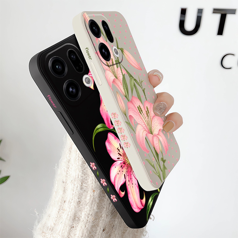 Luxury Pink Floral Pattern Pho - đánh giá và giá Oppo Reno 12
